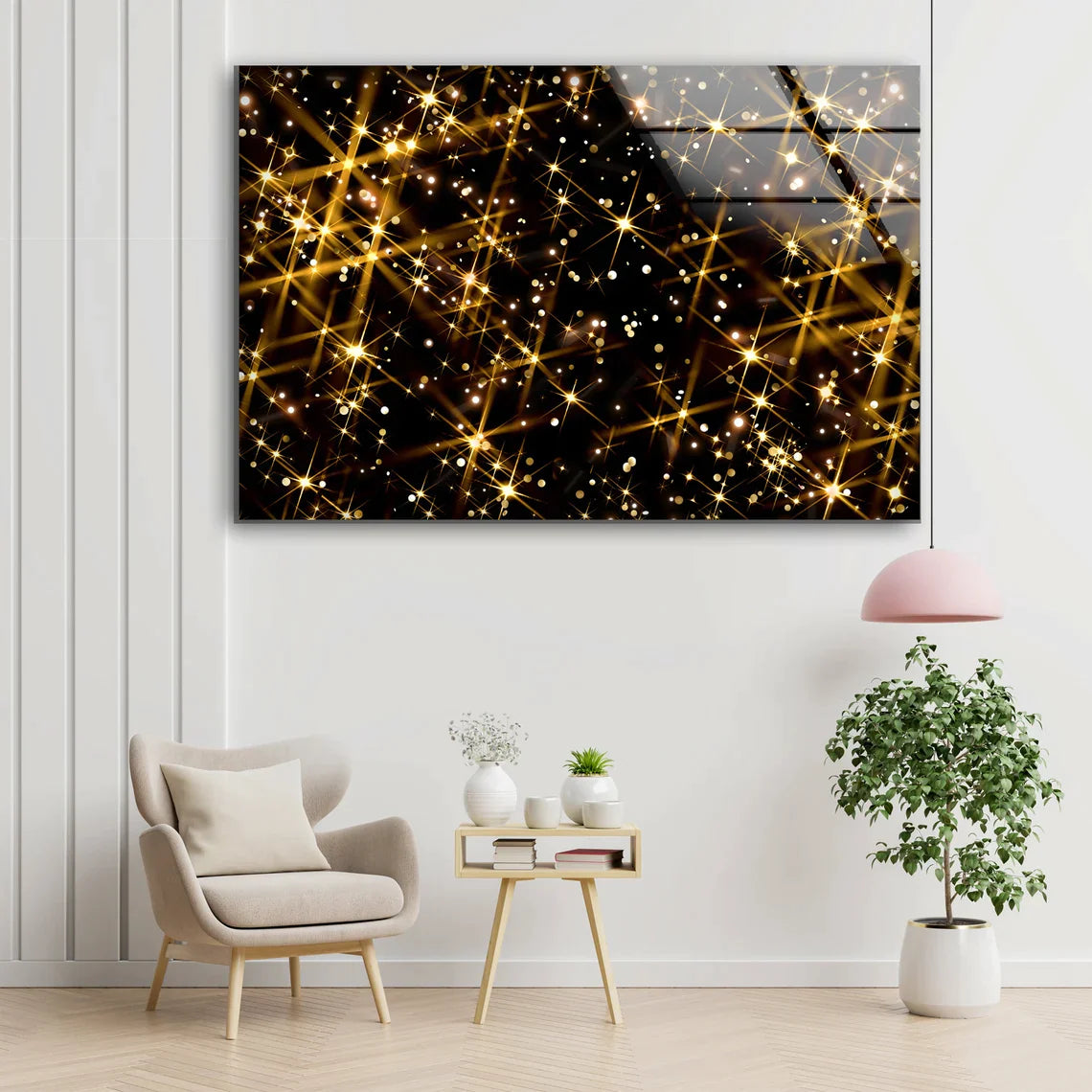 Stars Lights Design UV Direct Aluminum Print Australian Made Quality