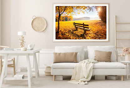 Herbstlandschaft Mit Sonnenschein Home Decor Premium Quality Poster Print Choose Your Sizes