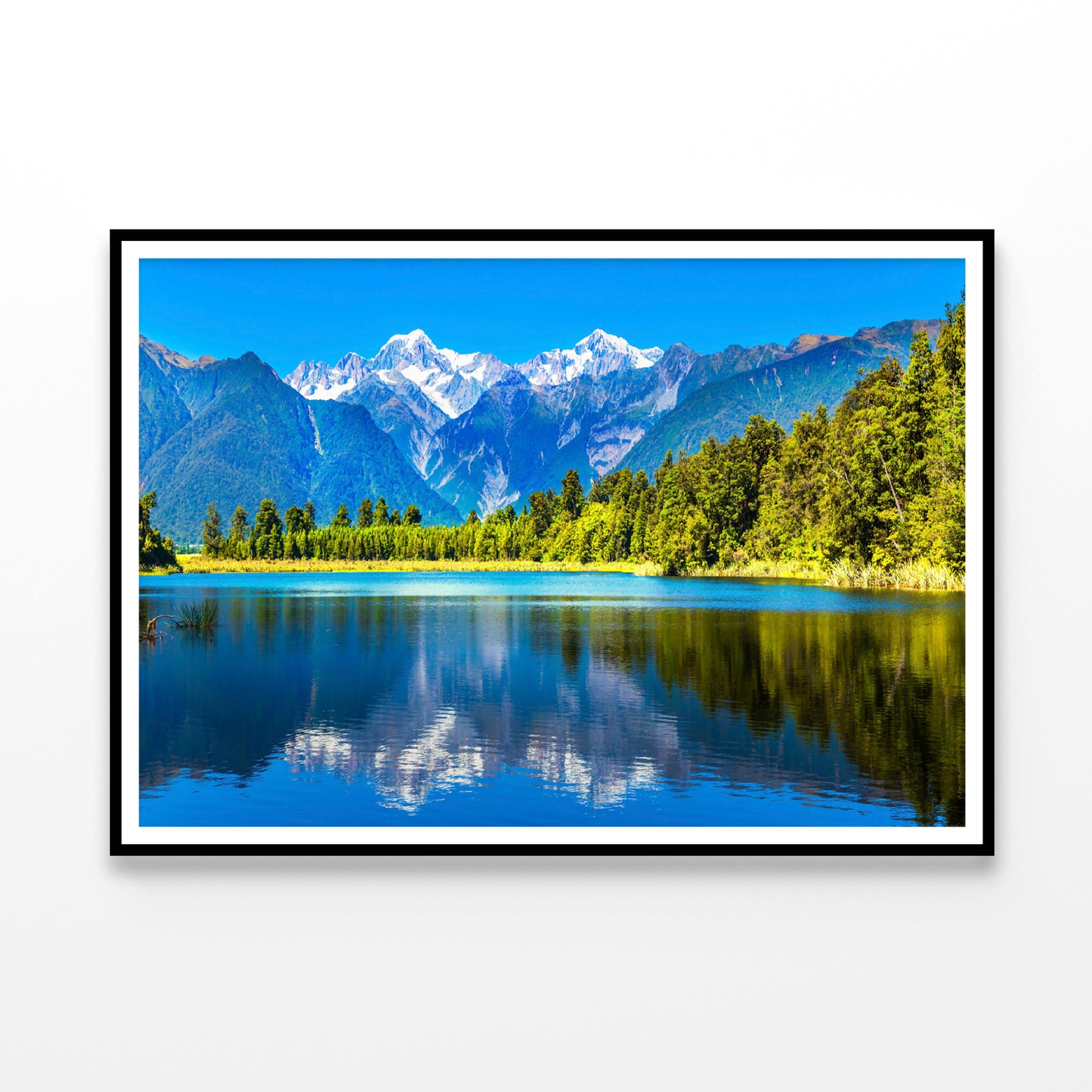 Mountain Cook with Lake Matheson Home Decor Premium Quality Poster Print Choose Your Sizes