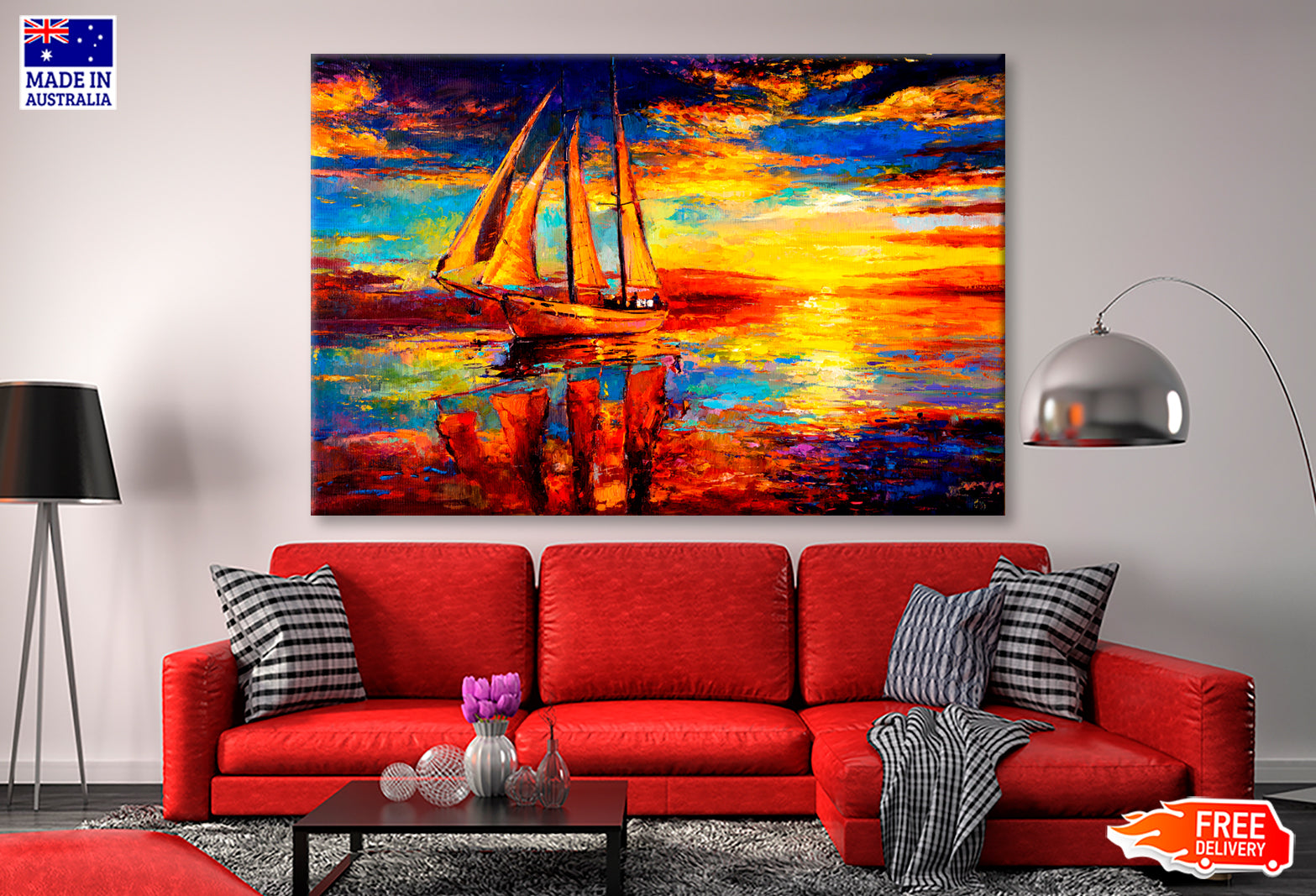 Seascape View Oil Painting Wall Art Limited Edition High Quality Print