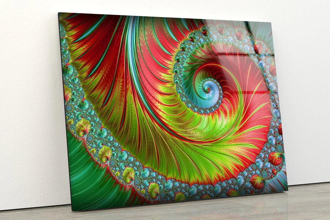 Colorful Abstract UV Direct Aluminum Print Australian Made Quality