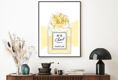 Yellow splash and Perfume Print 100% Australian Made