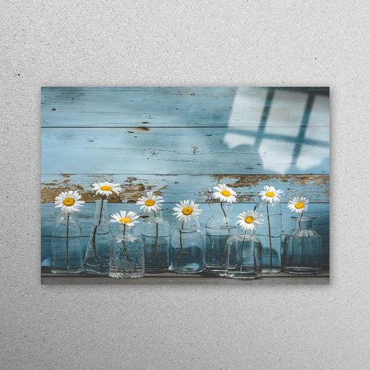 Daisy Lover Wall Art Acrylic Glass Print Tempered Glass Wall Art 100% Made in Australia Ready to Hang