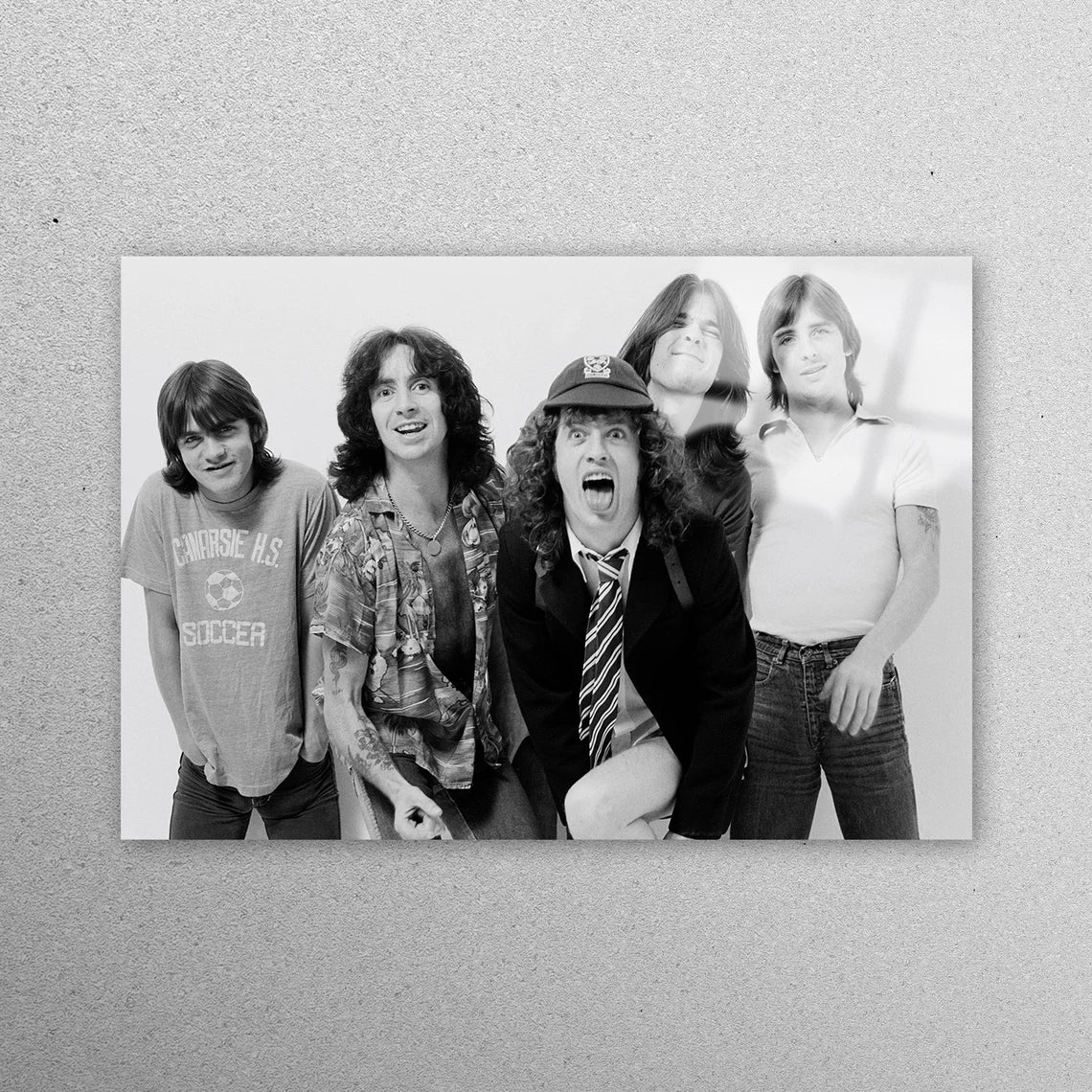 ACDC Music Photo Shoot Acrylic Glass Print Tempered Glass Wall Art 100% Made in Australia Ready to Hang