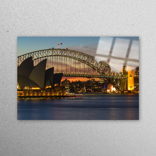 Sydney Royal Botanic Garden Acrylic Glass Print Tempered Glass Wall Art 100% Made in Australia Ready to Hang