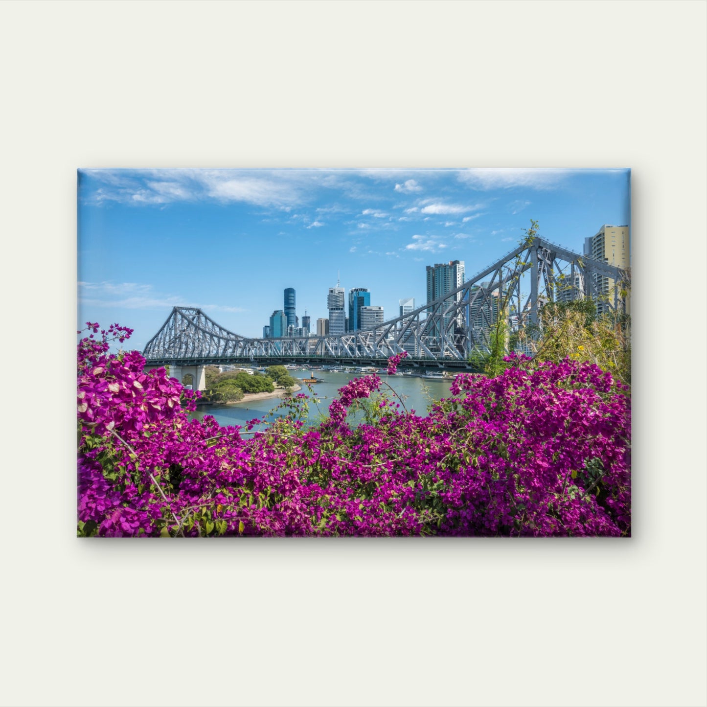 Brisbane Skyline Story Bridge Wall Art Decor 100% Australian Made