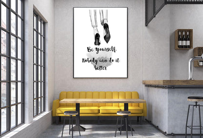 Be Yourself Quote Design Home Decor Premium Quality Poster Print Choose Your Sizes