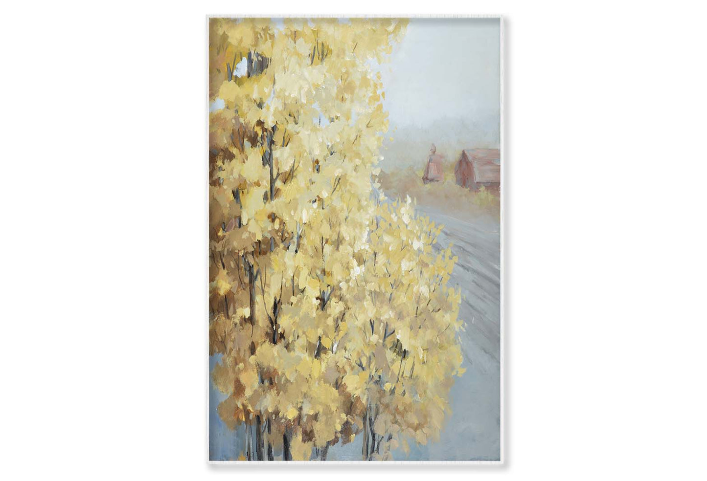 A Natural Scenery Art, Autumn Yellow Wall Art Limited Edition High Quality Print