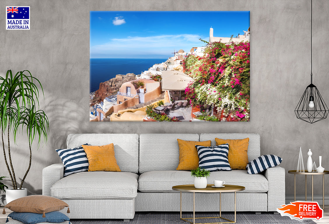 Oia Santorini island Greece Print 100% Australian Made