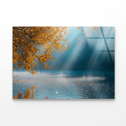 A Sunny and Foggy Morning Acrylic Glass Print Tempered Glass Wall Art 100% Made in Australia Ready to Hang