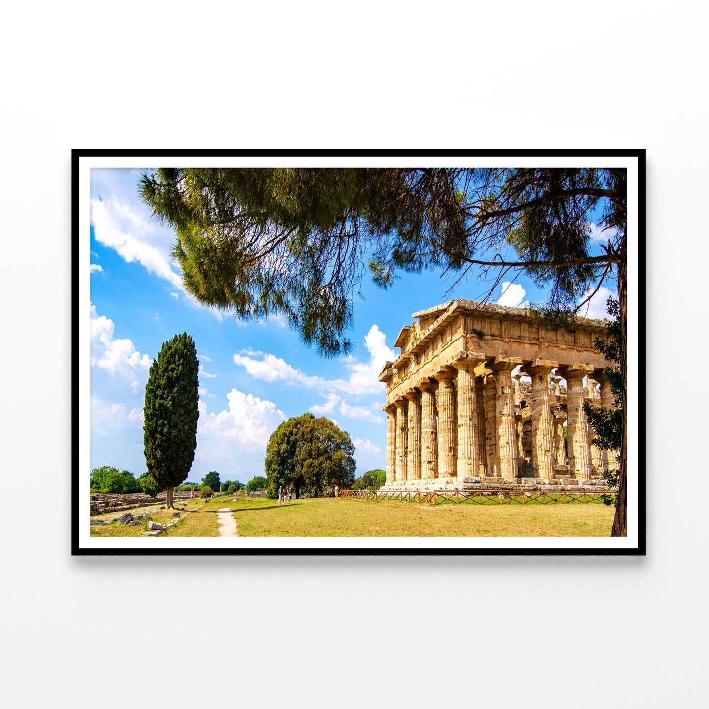 Ancient Temple of Poseidon Italy Home Decor Premium Quality Poster Print Choose Your Sizes