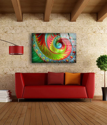 Colorful Abstract UV Direct Aluminum Print Australian Made Quality