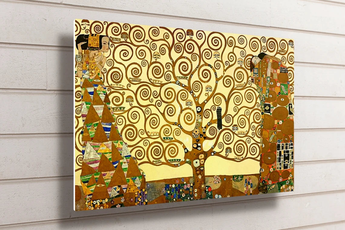 Gustav Klimt, The Tree Of Life UV Direct Aluminum Print Australian Made Quality