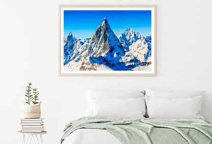 Mountain Tops. Alpine Mountains Ski Resort View Home Decor Premium Quality Poster Print Choose Your Sizes