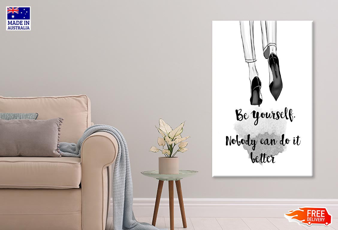 Be Yourself Quote Print 100% Australian Made