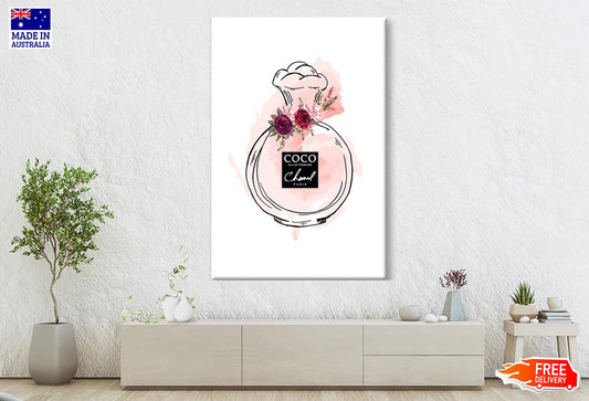 Red Shade Perfume Wall Art Limited Edition High Quality Print