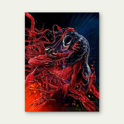 Two Fantasy Characters Metal Print Ready to Hang