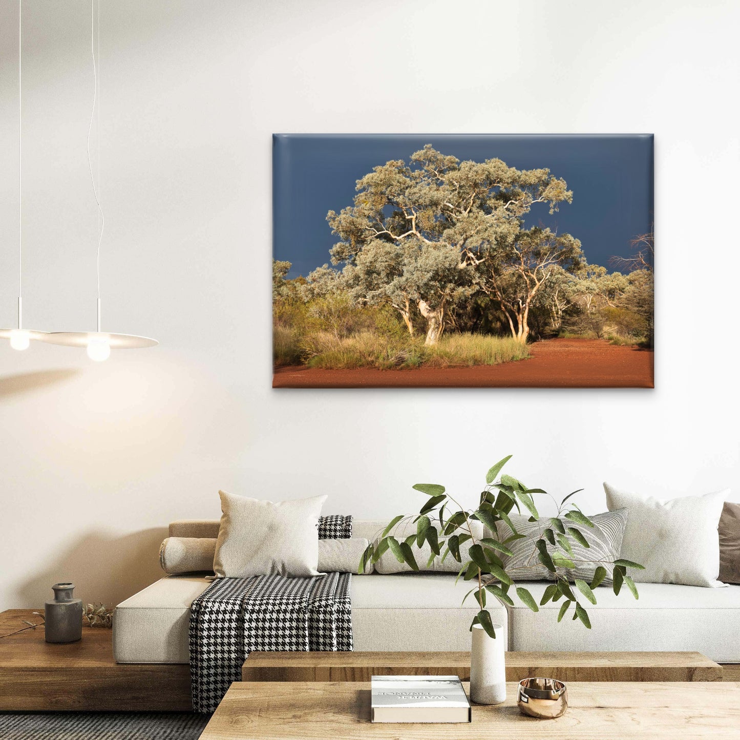 Ghost Gum Trees Karijini National Park Wall Art Decor 100% Australian Made