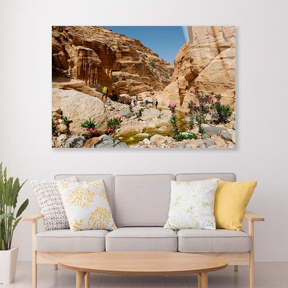 Dana Biosphere Reserve in Jordan Acrylic Glass Print Tempered Glass Wall Art 100% Made in Australia Ready to Hang