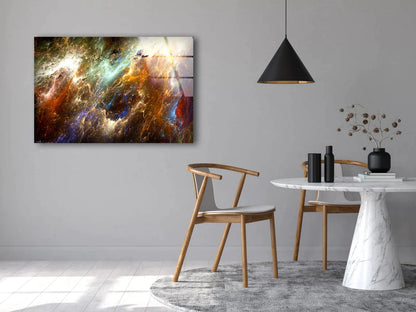 Colorful Abstract UV Direct Aluminum Print Australian Made Quality