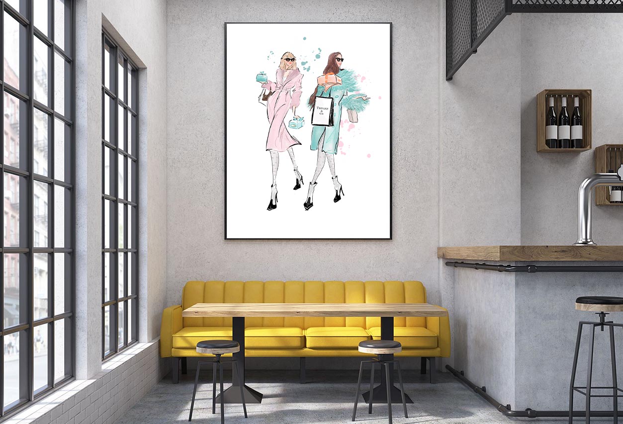 Stylish Women Design Home Decor Premium Quality Poster Print Choose Your Sizes