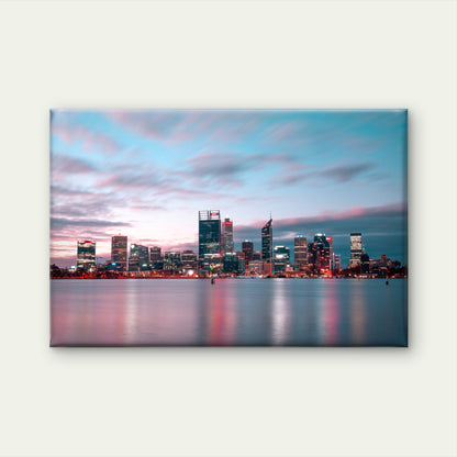 Sunset Skyline Perth Australia Wall Art Decor 100% Australian Made
