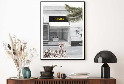 Leopard With Black and White Fashion Store Design Home Decor Premium Quality Poster Print Choose Your Sizes