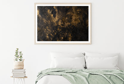 Luxury Textured Black & Gold Art Home Decor Premium Quality Poster Print Choose Your Sizes