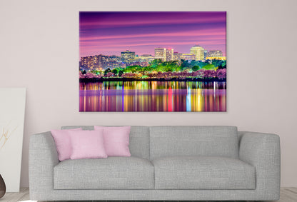 Tidal Basin Washington DC Skyline  Wall Art Decor 100% Australian Made