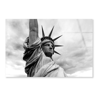 Liberty In New York City Acrylic Glass Print Tempered Glass Wall Art 100% Made in Australia Ready to Hang