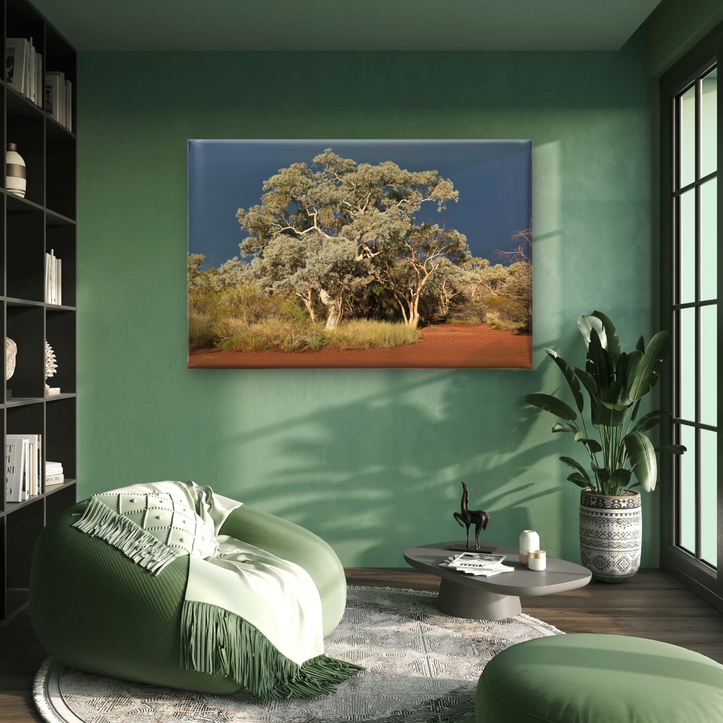 Ghost Gum Trees Karijini National Park Wall Art Decor 100% Australian Made