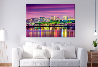 Tidal Basin Washington DC Skyline  Wall Art Decor 100% Australian Made