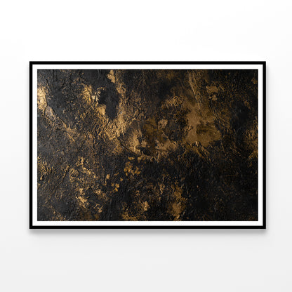 Luxury Textured Black & Gold Art Home Decor Premium Quality Poster Print Choose Your Sizes