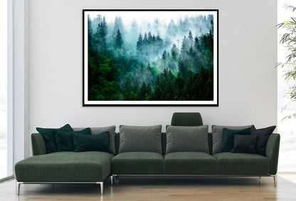 Misty Mountain Landscape Home Decor Premium Quality Poster Print Choose Your Sizes