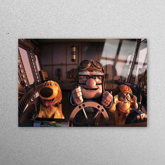 Carl Fredricksen Acrylic Glass Print Tempered Glass Wall Art 100% Made in Australia Ready to Hang