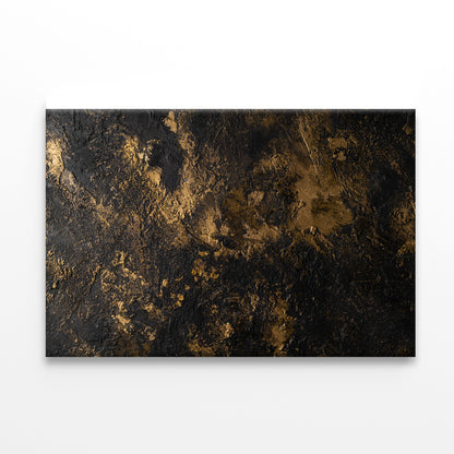 Luxury Textured Black & Gold Art Print 100% Australian Made