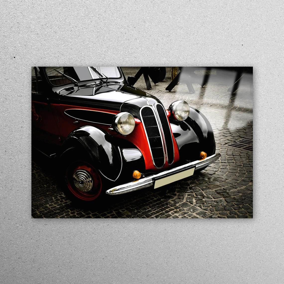 Car Lover Retro Acrylic Glass Print Tempered Glass Wall Art 100% Made in Australia Ready to Hang