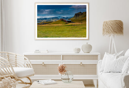 Wooden Houses in Iceland Home Decor Premium Quality Poster Print Choose Your Sizes