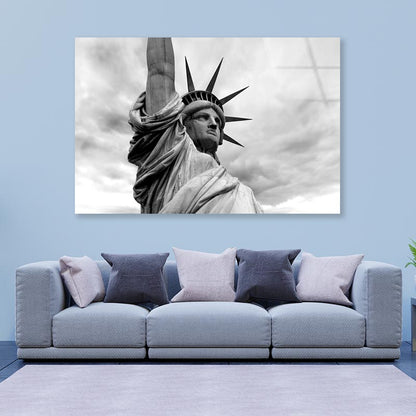 Liberty In New York City Acrylic Glass Print Tempered Glass Wall Art 100% Made in Australia Ready to Hang