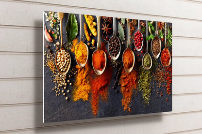 Spices And Herbs UV Direct Aluminum Print Australian Made Quality