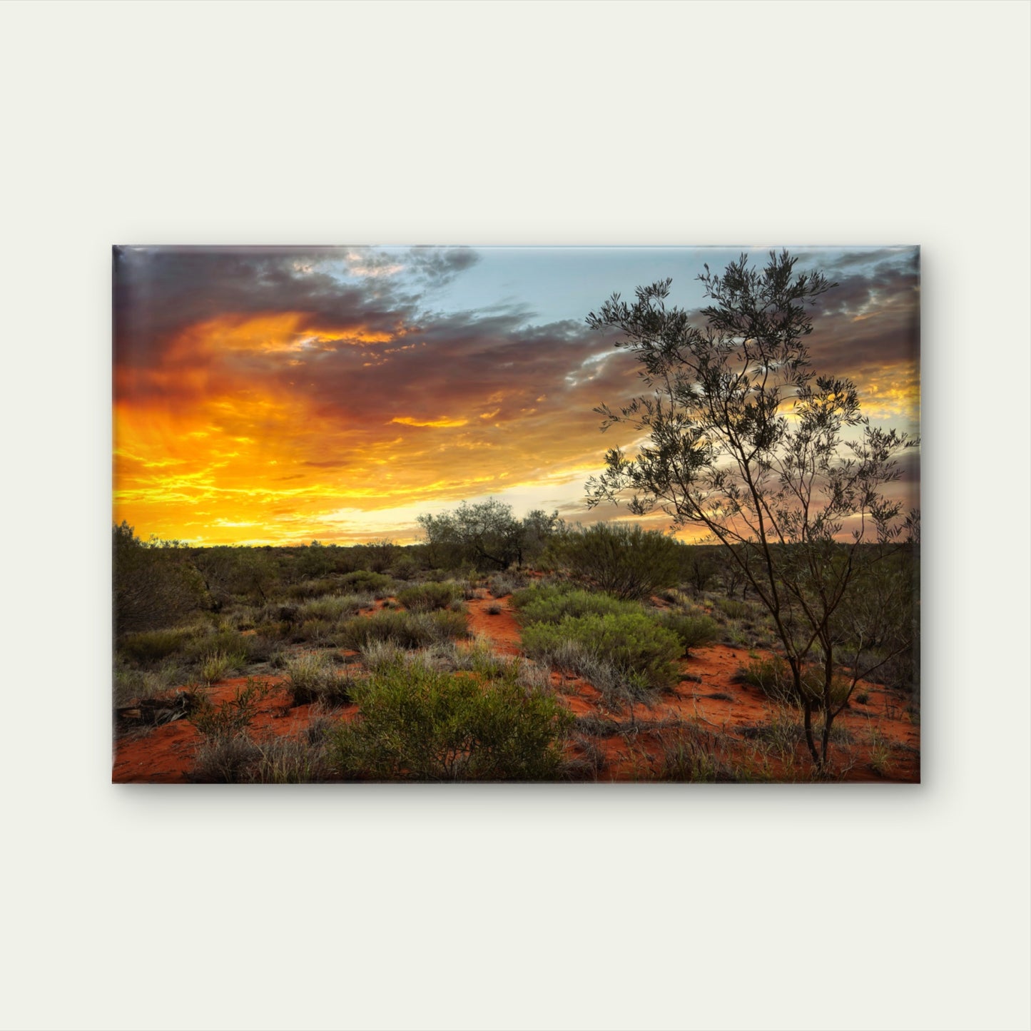 North West Coastal Highway Sunset Australian Longest Roads Wall Art Decor 100% Australian Made