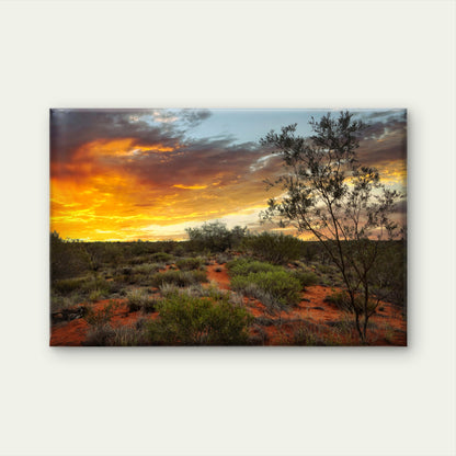 North West Coastal Highway Sunset Australian Longest Roads Wall Art Decor 100% Australian Made