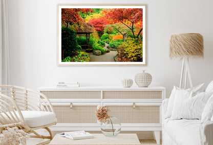 Autumnal Japanese Garden in Victoria Home Decor Premium Quality Poster Print Choose Your Sizes