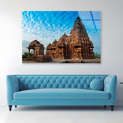 Kandariya Mahadeva Temple  Acrylic Glass Print Tempered Glass Wall Art 100% Made in Australia Ready to Hang