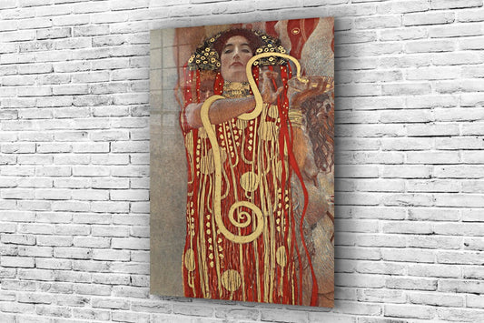 Gustav Klimt Hygieia UV Direct Aluminum Print Australian Made Quality