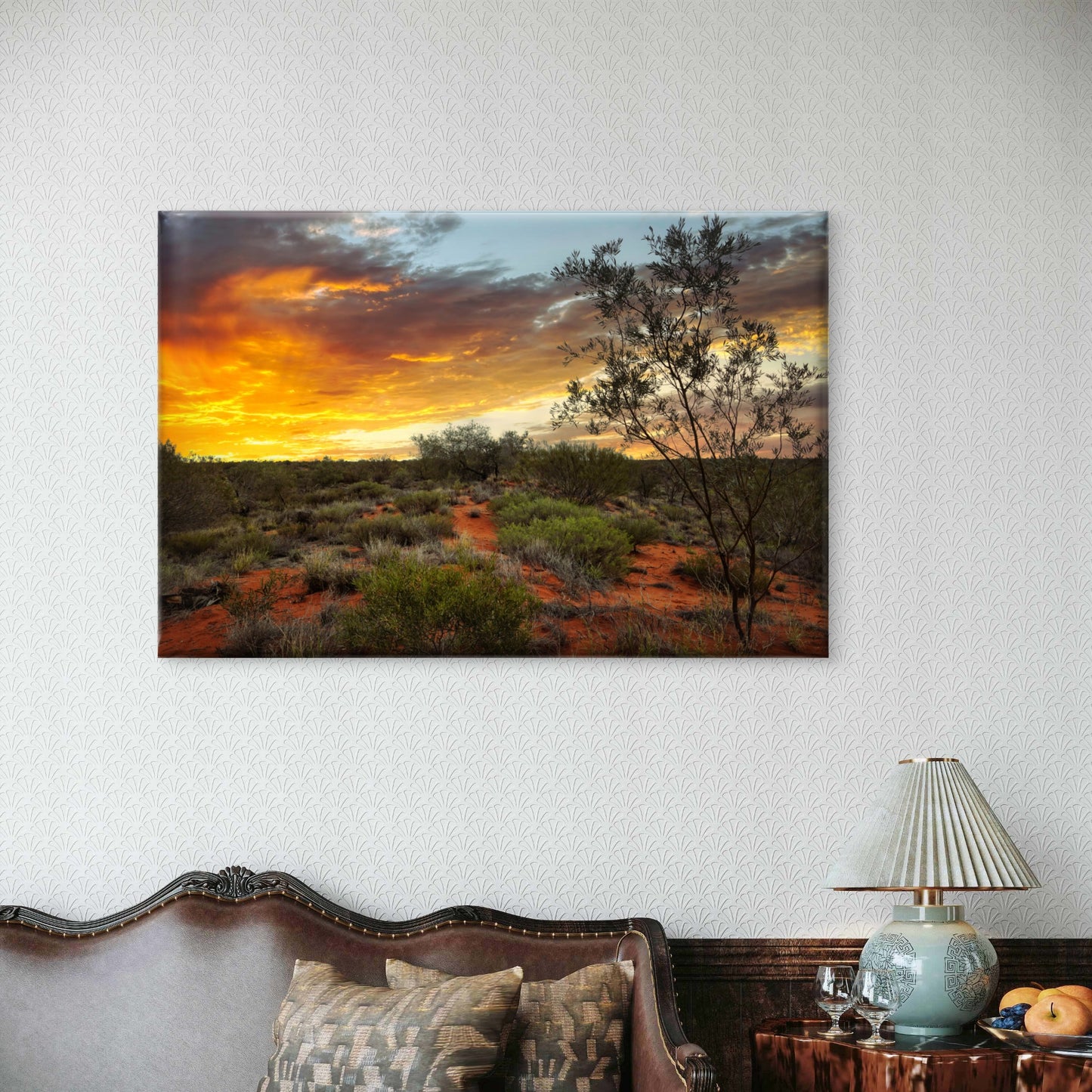 North West Coastal Highway Sunset Australian Longest Roads Wall Art Decor 100% Australian Made