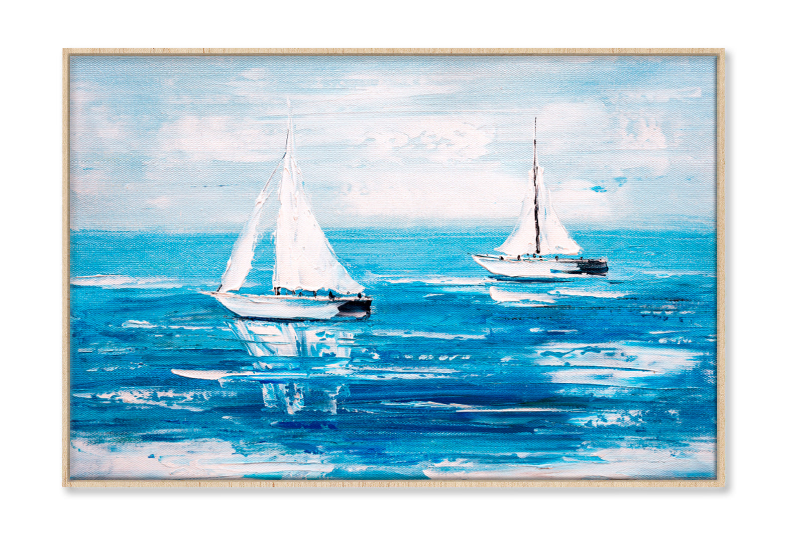 Pahl Original Sailboat Landscape Oil Painting orders Large 22