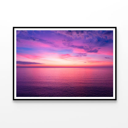 Aerial View Sunset Sky Home Decor Premium Quality Poster Print Choose Your Sizes