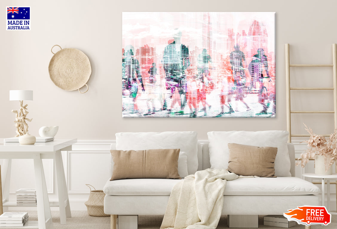 Abstract city double exposure Print 100% Australian Made