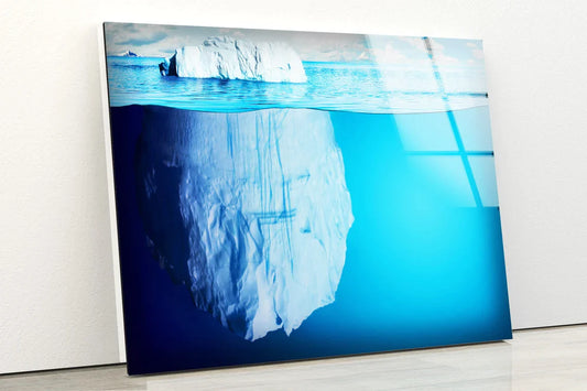 Glacier Ocean Scenery UV Direct Aluminum Print Australian Made Quality